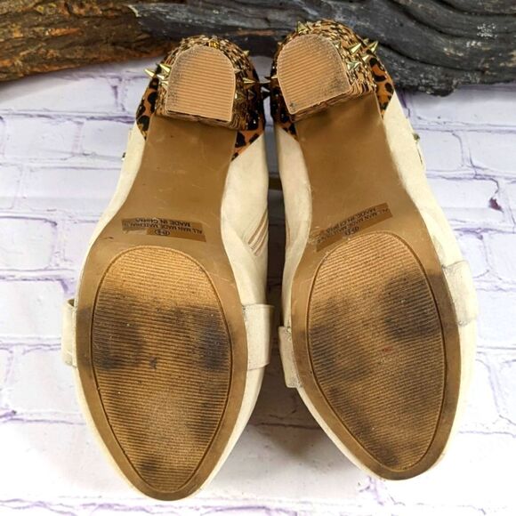 Alba Chunky Heel Spike Studded Platform Bootie - Picture 8 of 12